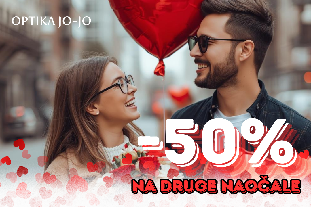 -50% na druge naočale u Optici Jo-Jo